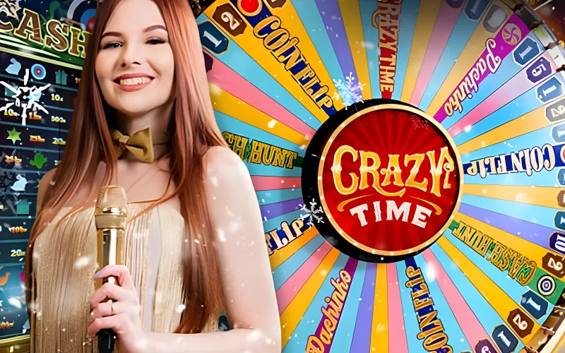Diversión asegurada en 1win con Crazy Time y su dinámica colorida de casino en vivo.
