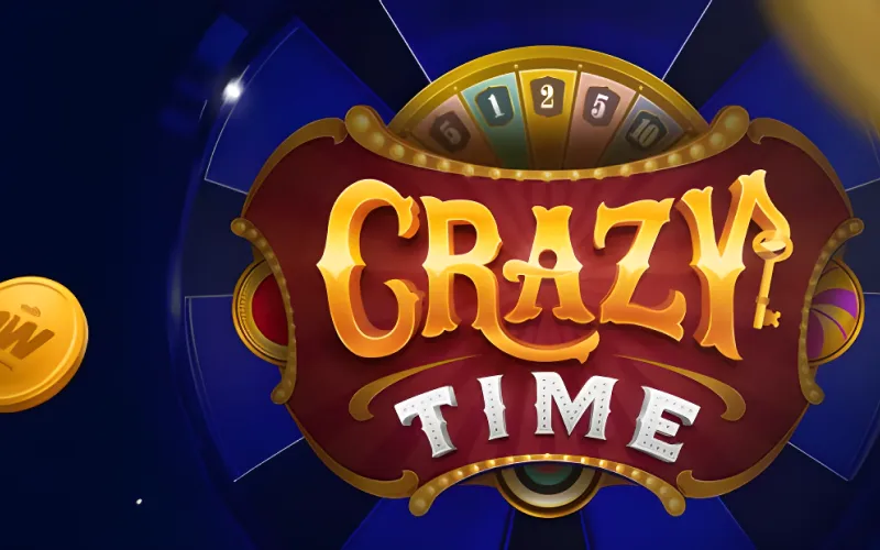 Crazy Time en 1win Argentina con cuatro juegos de bonos y multiplicadores locos.