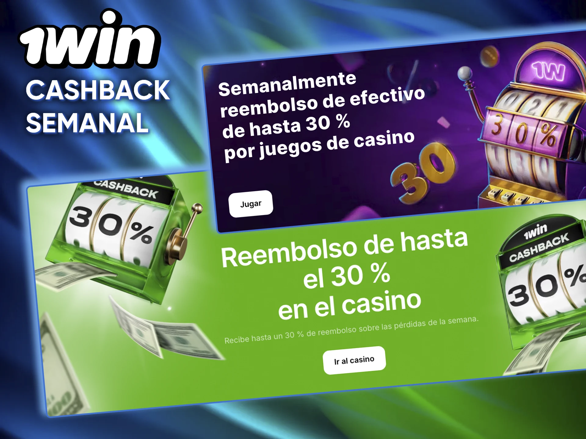 No tengas miedo de perder, porque el casino 1win te ofrece un excelente reembolso.