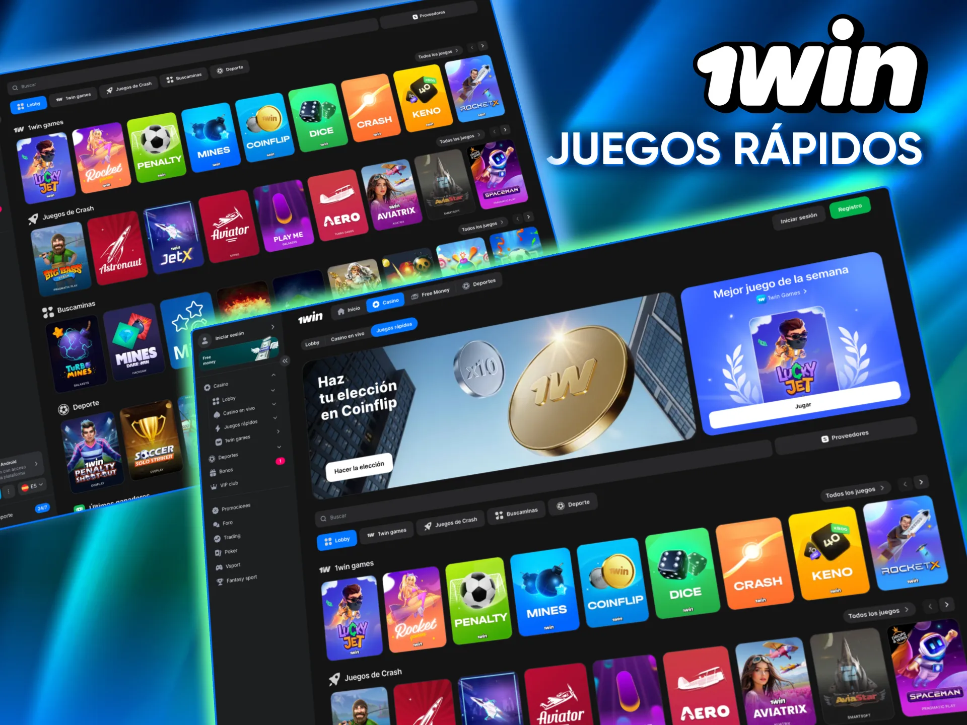 Experiencia ágil de entretenimiento gracias al sitio oficial de 1win juegos rápidos.