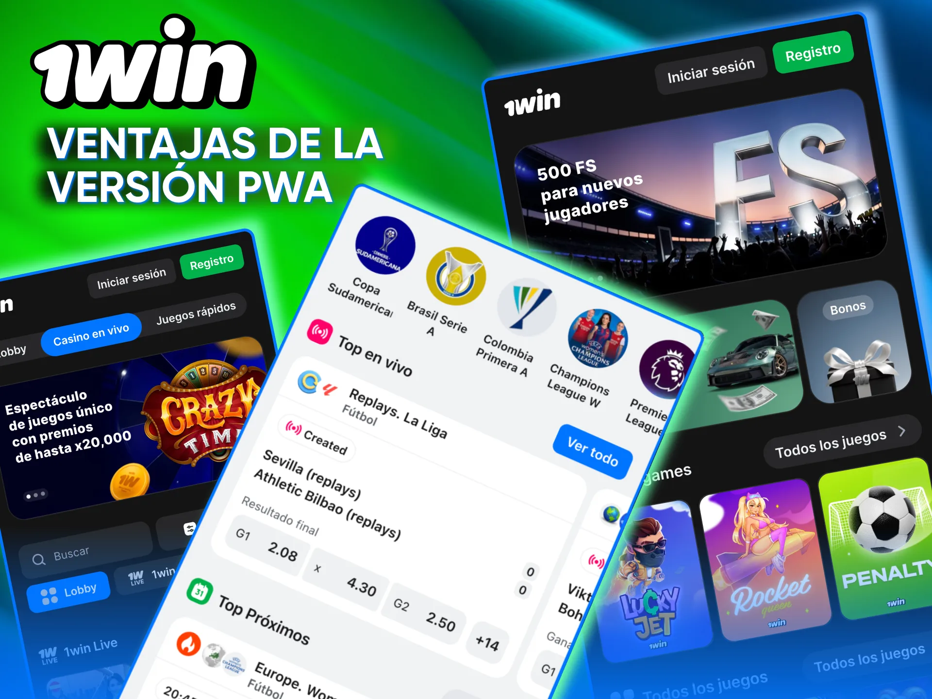 En Argentina la versión PWA de 1win ofrece ventajas únicas.